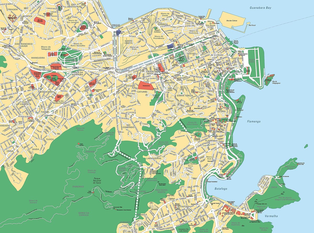 Rio de Janeiro beyong der Karte anzeigen