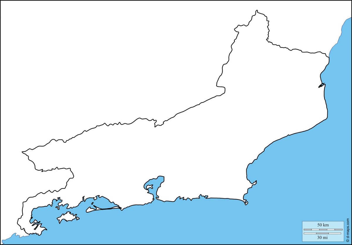 Rio de Janeiro Karte
