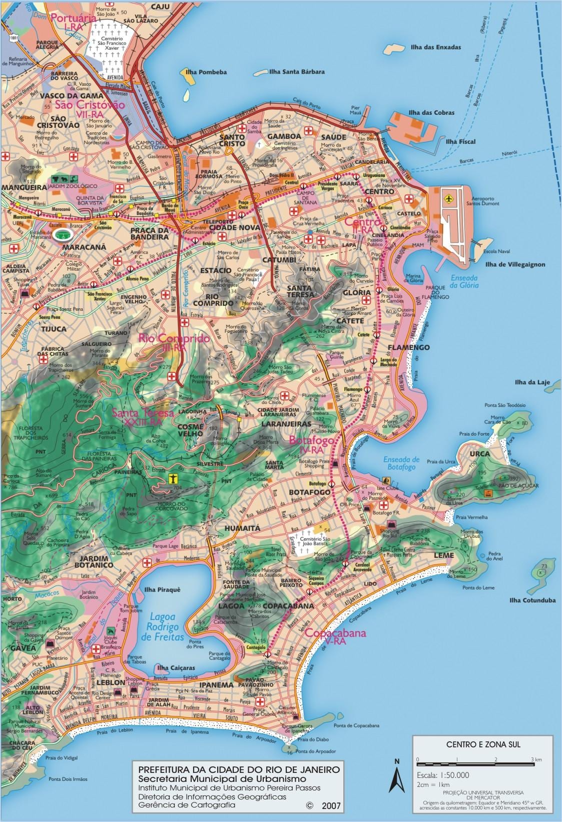 Karte für Rio de Janeiro