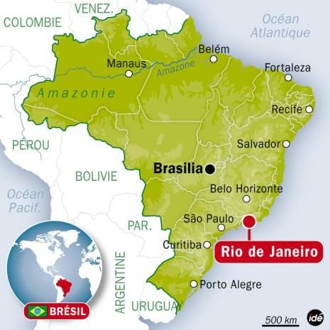wo ist Rio befindet sich auf der Weltkarte